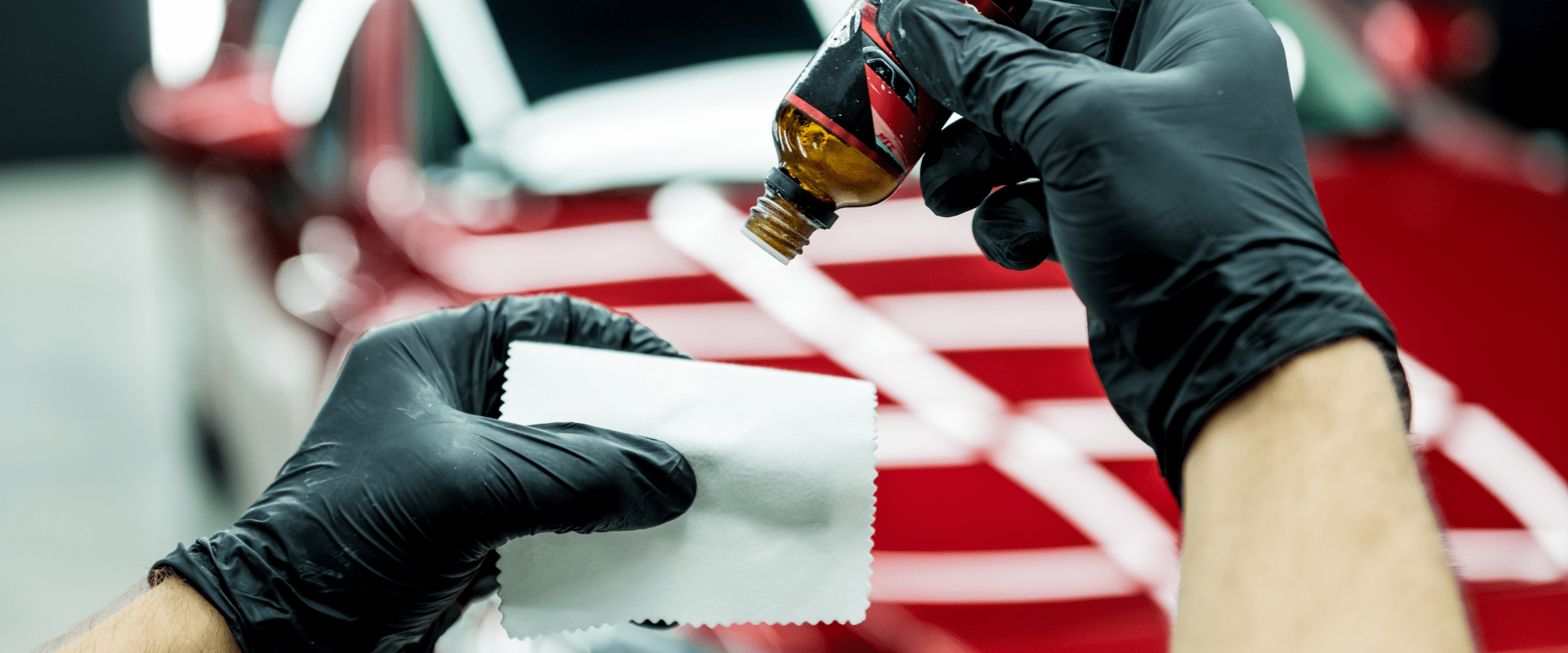 Exterior ceramic coating application